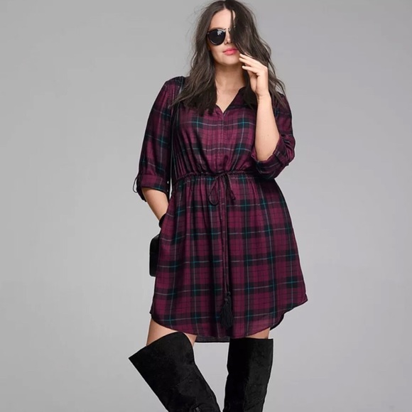 Lane Bryant Dresses & Skirts - Amazing Plaid Dress